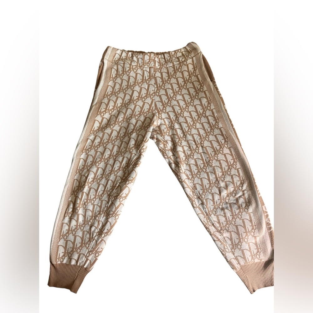Dior Beige Monogram Track Pants